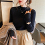 Turtleneck Sweater Women/ Wool Long Sleeve