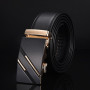 Men Belts Metal Automatic Buckle Brand High Quality Belts for Men Famous Brand Luxury Work Business Strap