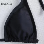 3 Pieces Set Turtleneck Swimwear Female Transparent Swimsuit Cover Up