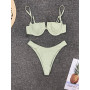 New Sexy V Neck Bikini Swimwear /Women Two Pieces Swimsuit
