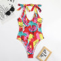 Colorful One Peice Swimsuit