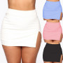 Women  Sexy Slim  Female Splited High Waist  Skirt