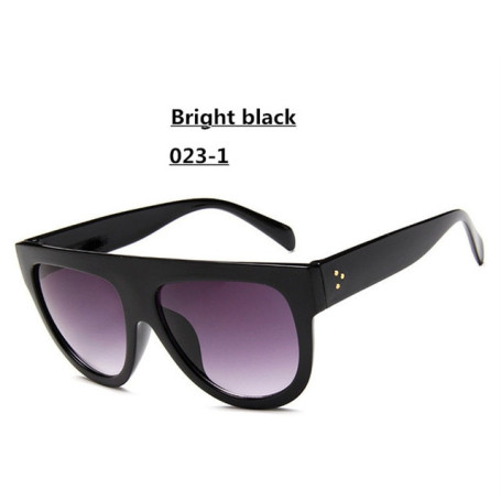Lady Flat top Oversized Sunglasses Women