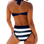New Women High Waist Plus Size Bikini Sets Sexy Loose Size Top Swimsuit Two Pieces