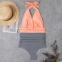 Women's Deep V-neck Swimsuit /Beachwear