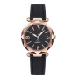 Clock Dress Women Watches Wrist Watch Leather Band Rhinestone Luxury Brand