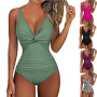 Swimsuit Multicolor Large Backless Strap
