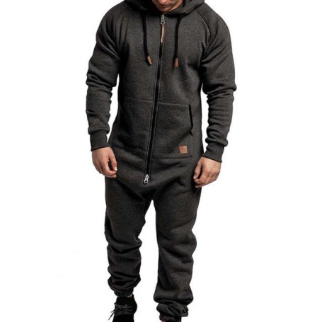 Men's Onesize Zipper Jumpsuit