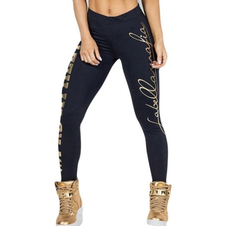Letter Print Tights Seamless Leggings Women Fitness Sportswear