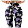 Fashion Print Bow Yoga Pants / Leggings For Women