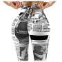Fashion Print Bow Yoga Pants / Leggings For Women