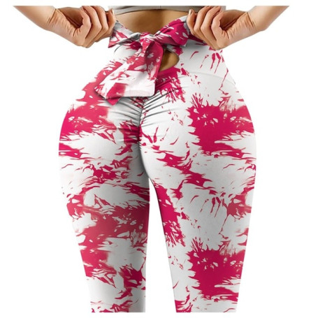 Fashion Print Bow Yoga Pants / Leggings For Women