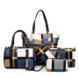 6PCS Women's Bag Set Fashion/ Leather Ladies Handbag