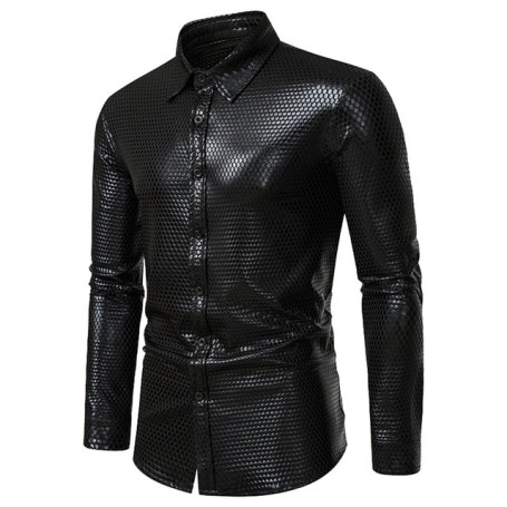 Mens Long Sleeve/Metallic