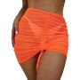 Women Casual Sheer Beach Skirt/Bikini Wrap