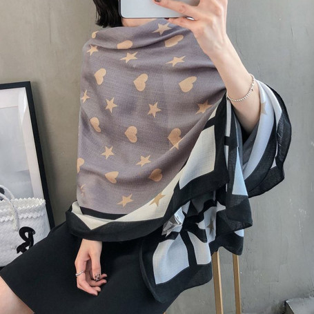 Shawl Wrap  Beautiful  Female /Shawl Wrap  Washable Lady Scarf