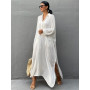 Swimsuit Cover Up White Maxi Beach Dresses