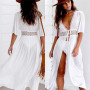 Beach fashion Long Maxi Dress Women Beach Cover Up