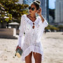 Beach Cover Up Lace Hollow Swimsuit Crochet Beach Dress Women