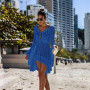 Beach Cover Up Lace Hollow Swimsuit Crochet Beach Dress Women