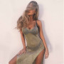 Women Sexy Mesh Beach Dress Sheer Long Cover