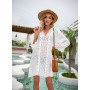 Beach Dress White Women Summer Cover Up