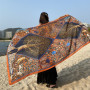 Silk Supple Summer Beach Dress Bikini Sarong Wrap Scarf Women