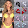 Sexy Women's Bikini Thong Beach Fashion Two-Piece Swimsuit