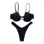 Sexy Women's Bikini Thong Beach Fashion Two-Piece Swimsuit