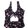 Women  Sportswear Ladies 1 Piece Swimsuits Floral Printing