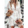 Female Floral Cover-Ups Bathing Beachwear Lace