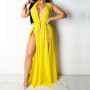 Women's Sexy Maxi Summer Long Dress Sleeveless With Slit
