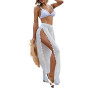 Women s Beach Pants Double Sided High Slit  Cover Up Pants