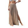 Women s Beach Pants Double Sided High Slit  Cover Up Pants