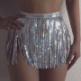 Beach Cover-ups Sequin Mini Skirts