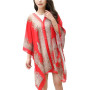 Shawl Cashew Print Beads Ladies Loose-fitting Sexy Cover Up