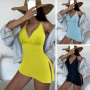 Great Bathing Suit  Non-Irritation Beautiful One-Piece Swimsuit Woman