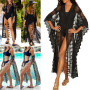 Womens Lace Crochet Bikini Beachwear Cover Up