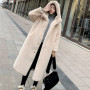 Women High Quality Faux Rabbit Fur Coat