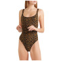 New Leopard One Piece Swimsuit Plus Size