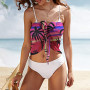 Summer Women Print  Swimsuit Coverups Beach Bikini Wrap