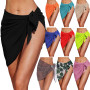 Women Short Sarongs Swimsuit Coverups Beach Bikini Wrap