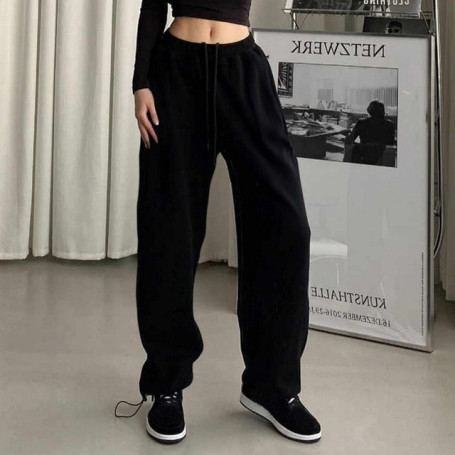 Women pants Black Jogging Sweatpants Women for pants Baggy Sports Pants