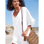 Ladies Swimsuit Cover Up  Beach Shirt Lace