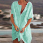 Cotton Tunics for Beach Women Swimsuit Cover-ups Woman