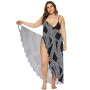 Plus Size Cover Up Women Bathing Suit Beach Dress