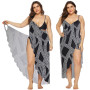 Plus Size Cover Up Women Bathing Suit Beach Dress