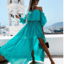 Sexy Women Beach Chiffon Dress Bikini Cover-Ups