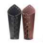 1pc Medieval leather Cross Strings Punk Armor Bracer Armband Arm Cuff Studs