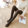 Winter Warm Leggings Sexy Slim Translucent Pantyhose Nylon Tights High Waist Thick Wool Sock Pants Women Thermal Legging
